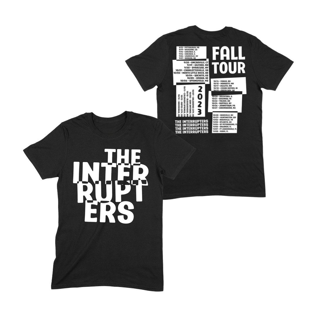 Negative Dated Tour T Shirt - The Interrupters